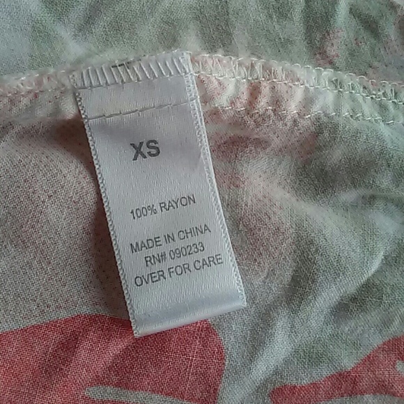 ROXY One Shoulder Tropical Palm Print Dress - Picture 5 of 6